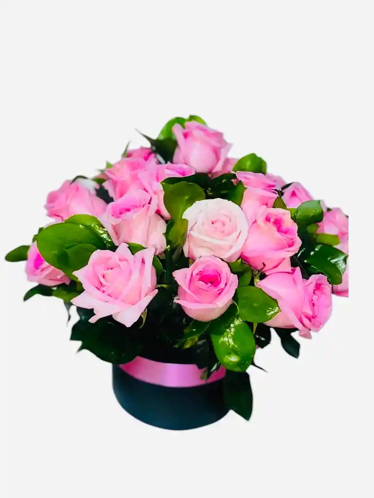 Ramo De Flores - Cilindro De Rosas - Arreglo Floral- Regalo Para Mujer