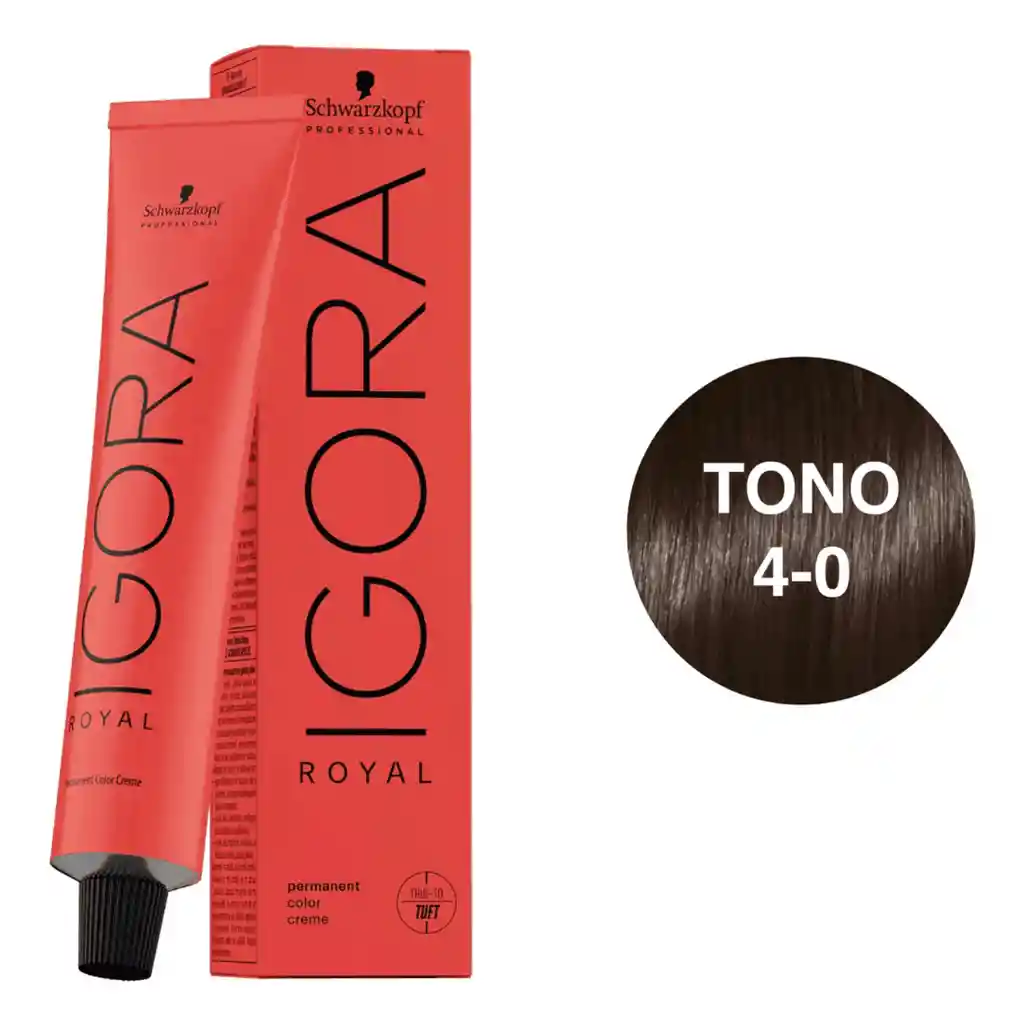 Igora Royal Tono 4-0 Castaño Medio Claro 60ml