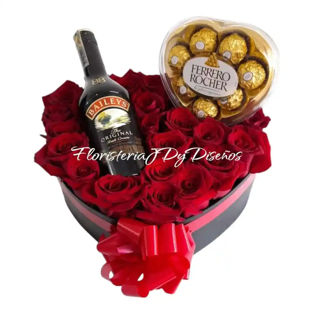 Corazon Elegante En Rosas