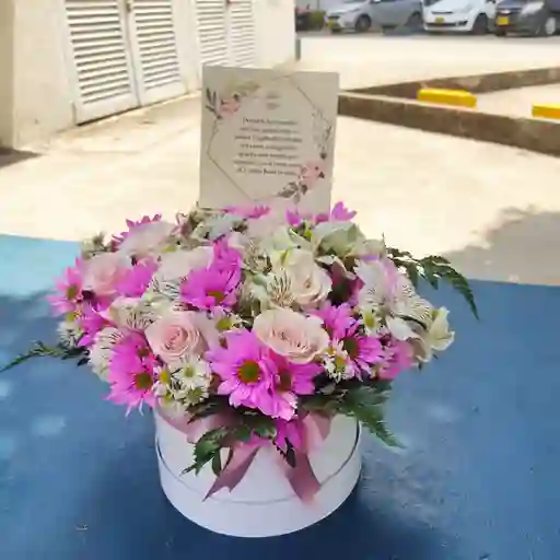 Cilindro Mixto De Flores Programar 2 Horas Antes