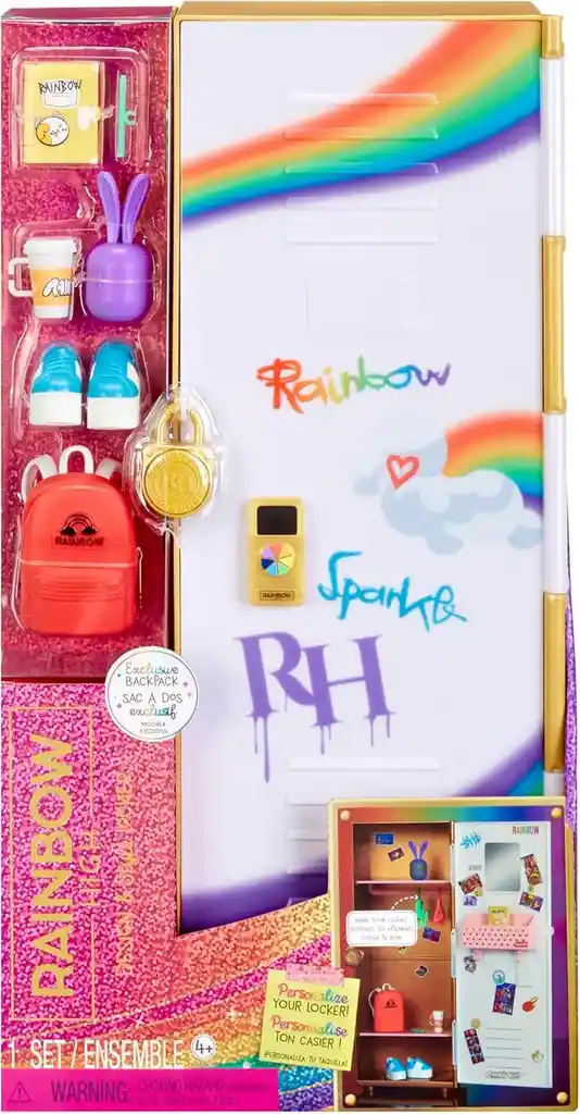 Rainbow High Desing Style Locker