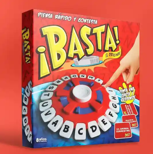 Basta Juego Mental De Mesa Palabras Didáctico Infantil Familiar