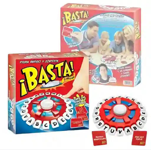 Basta Juego Mental De Mesa Palabras Didáctico Infantil Familiar