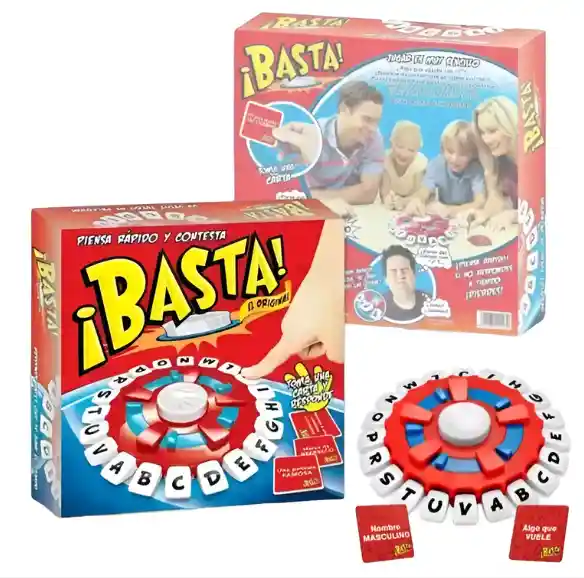 Basta Juego Mental De Mesa Palabras Didáctico Infantil Familiar