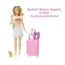 Set De Viaje Barbie Muñceca Y Accesorios