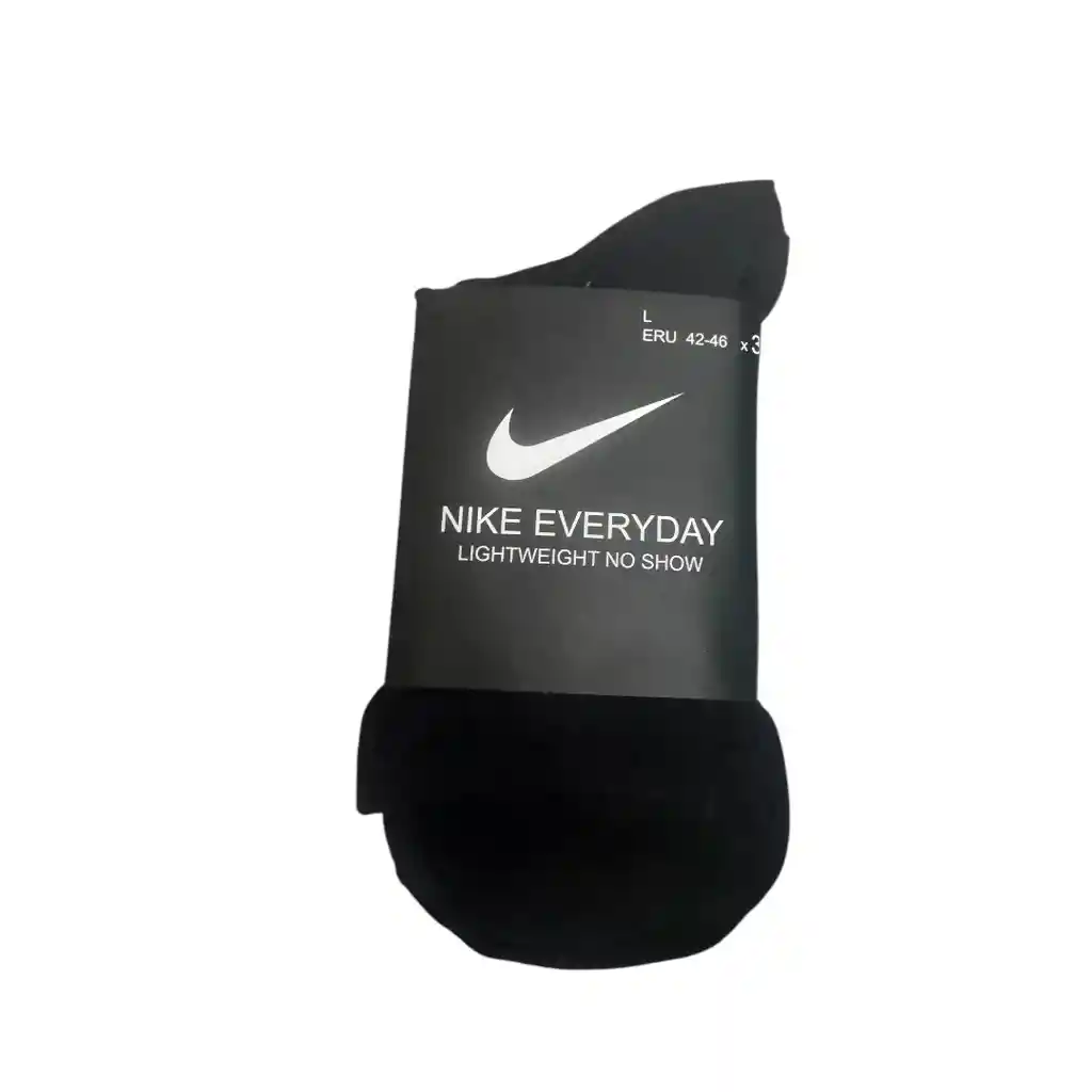 Medias X 3 Tipo Nike Negro