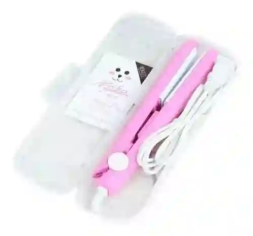 Mini Plancha Viajera Para Cabello Cerámica Portátil