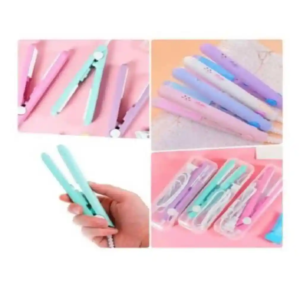 Mini Plancha Viajera Para Cabello Cerámica Portátil