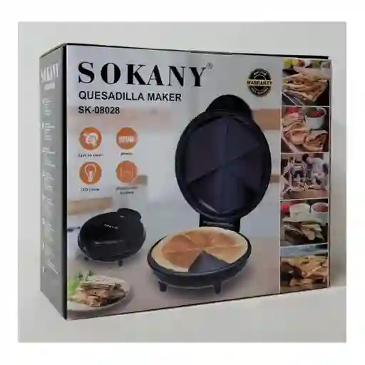 Maquina Fabricante De Quesadillas 900w Sk-08028 Sokany