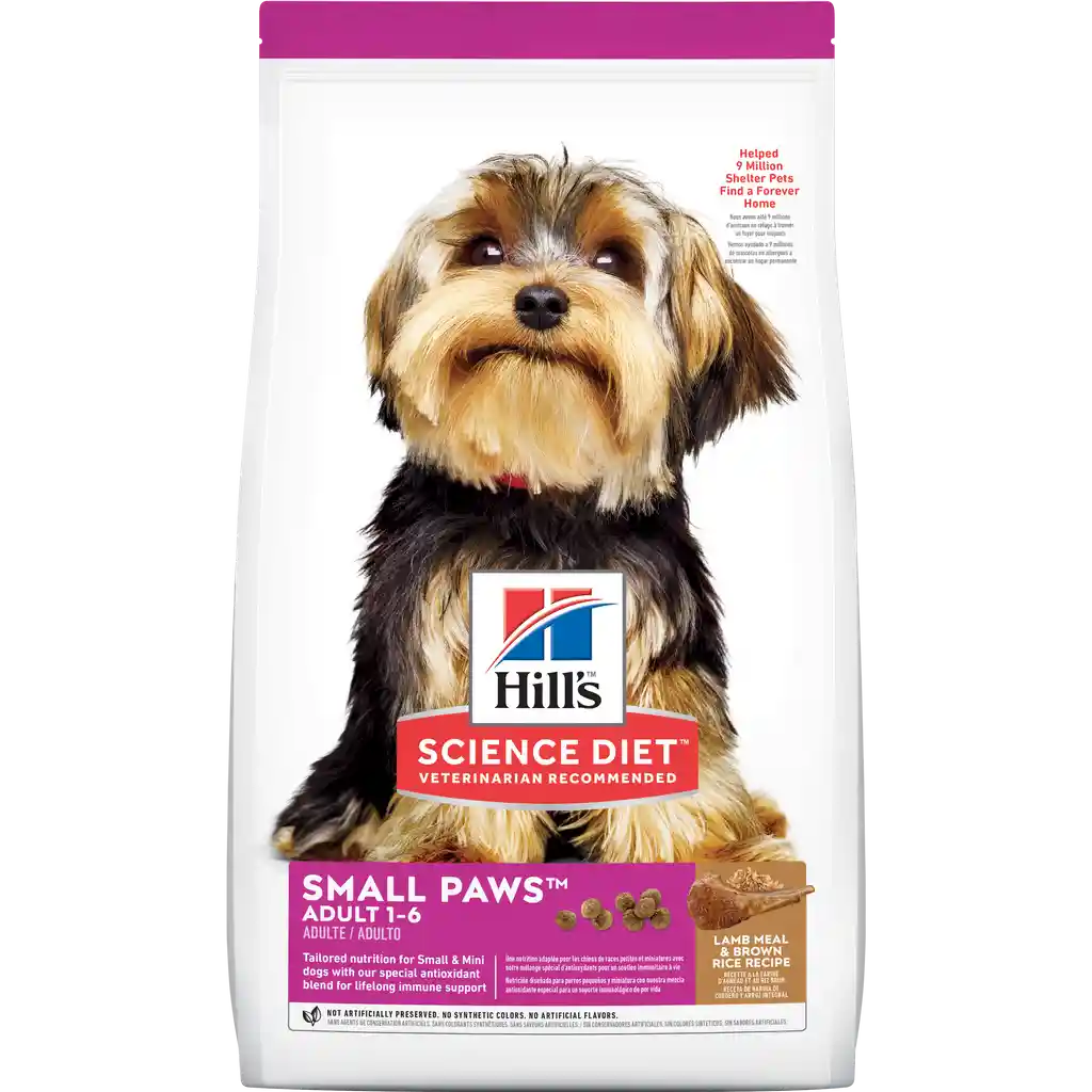 Hills Canino Perro Adulto Small Paws Cordero Y Arroz - 4,5 Lbs