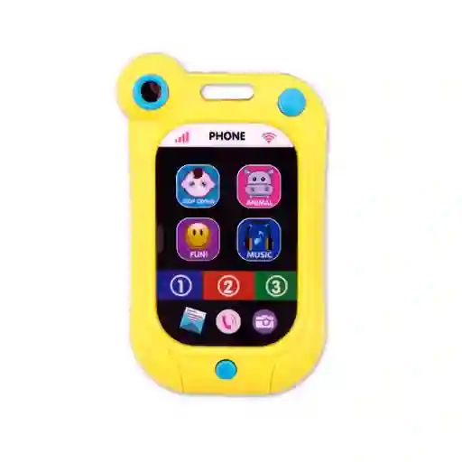 Smartphone Didáctico Para Bebés, Teléfono Celular Interactivo Con Melodías, Luces Y Voces, Diseñado Para Estimular Los Sentidos Visual Y Auditivo - Huanger
