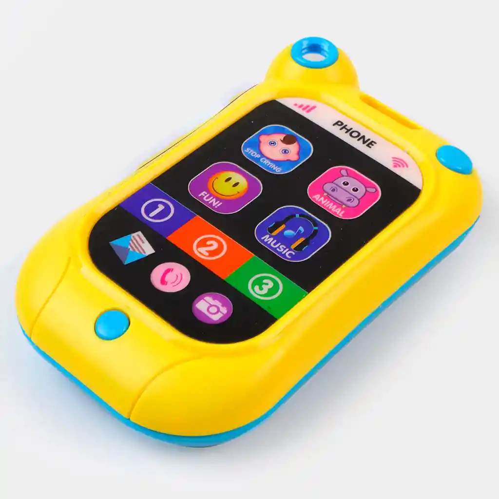 Smartphone Didáctico Para Bebés, Teléfono Celular Interactivo Con Melodías, Luces Y Voces, Diseñado Para Estimular Los Sentidos Visual Y Auditivo - Huanger
