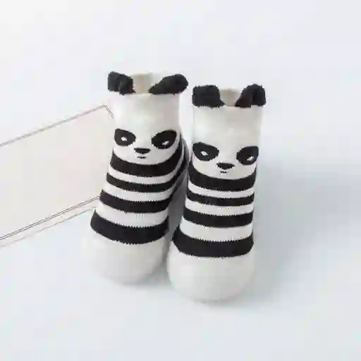 Par De Medias Con Suela Antideslizante Para Bebés, Divertidos Diseños De Animales, Hechas En Algodón, Ideal Para Los Primeros Pasos - Colorlife