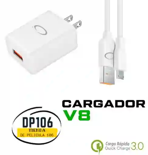 Cargador V8 / Micro Usb Cable 1 Metro