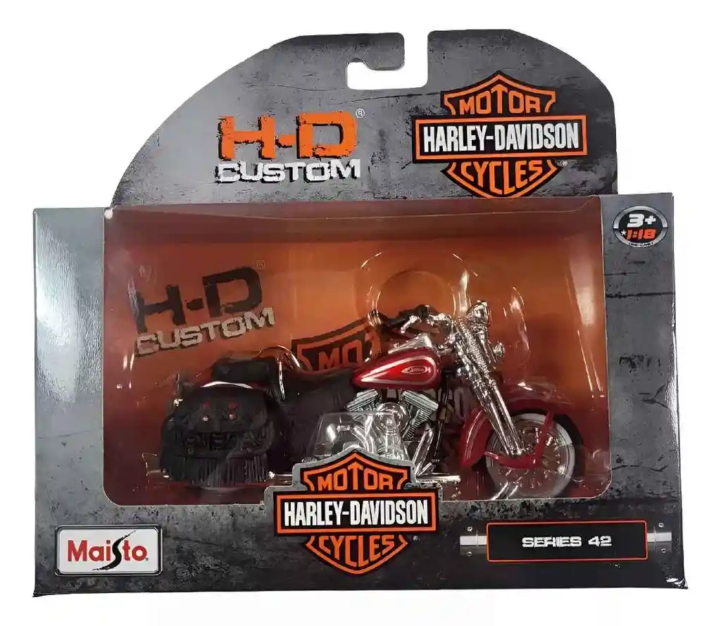Moto Coleccionable Escala 1/18 Harley Davidson Flsts Heritage
