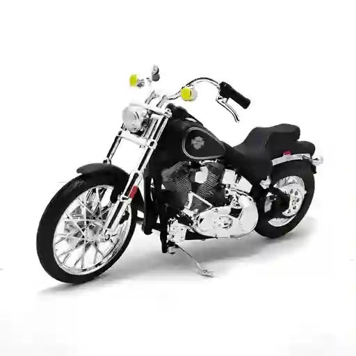 Moto Coleccionable Escala 1/18 Harley Davidson Fxst Softail