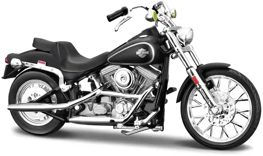 Moto Coleccionable Escala 1/18 Harley Davidson Fxst Softail