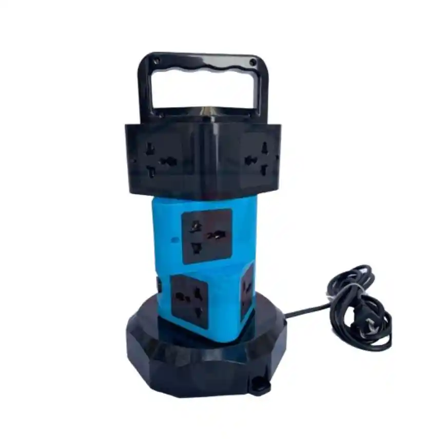 Multitoma Corriente Torre Vertical 3 Niveles 2 Puertos Usb