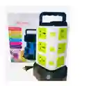 Multitoma Corriente Torre Vertical 3 Niveles 2 Puertos Usb