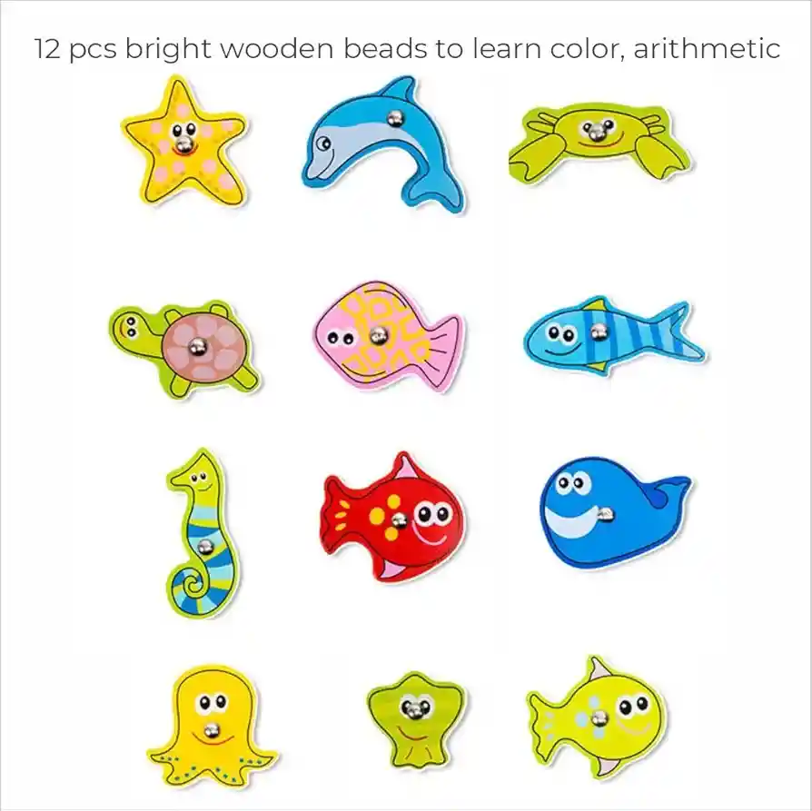 Juego De Pesca Magnético 3 En 1