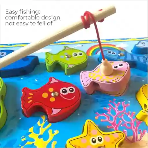 Juego De Pesca Magnético 3 En 1