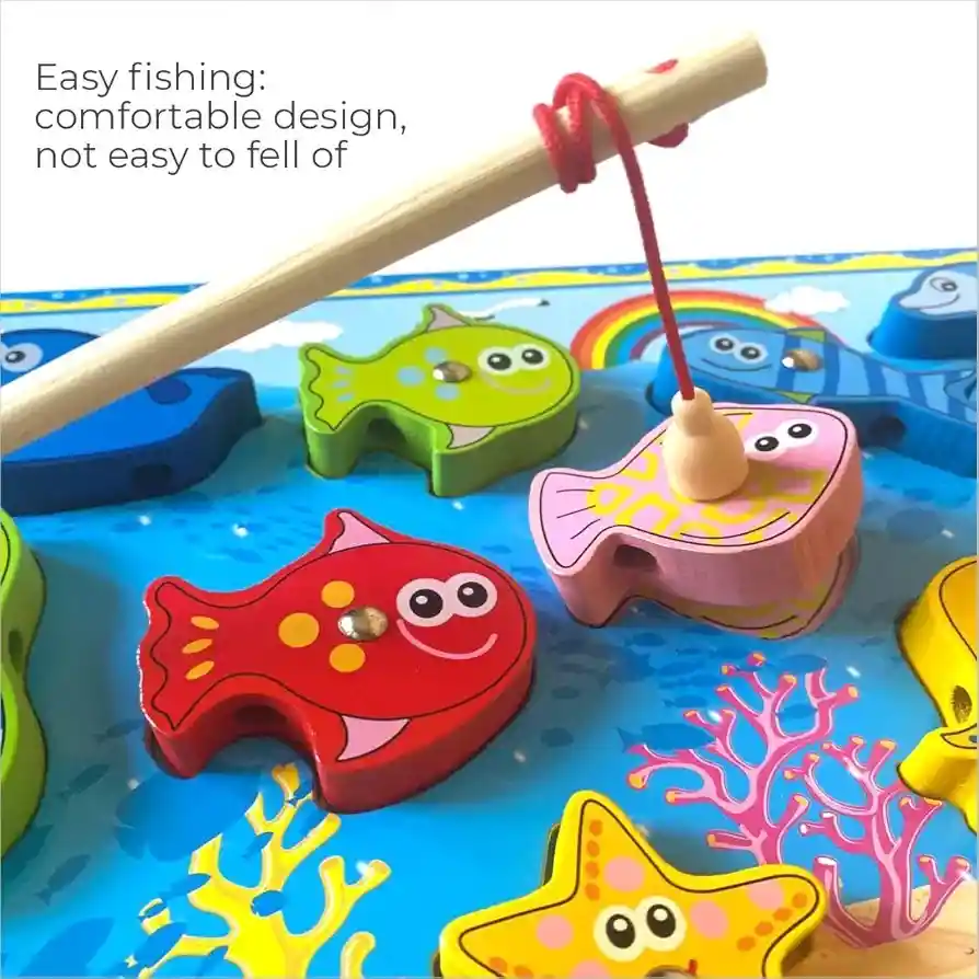 Juego De Pesca Magnético 3 En 1