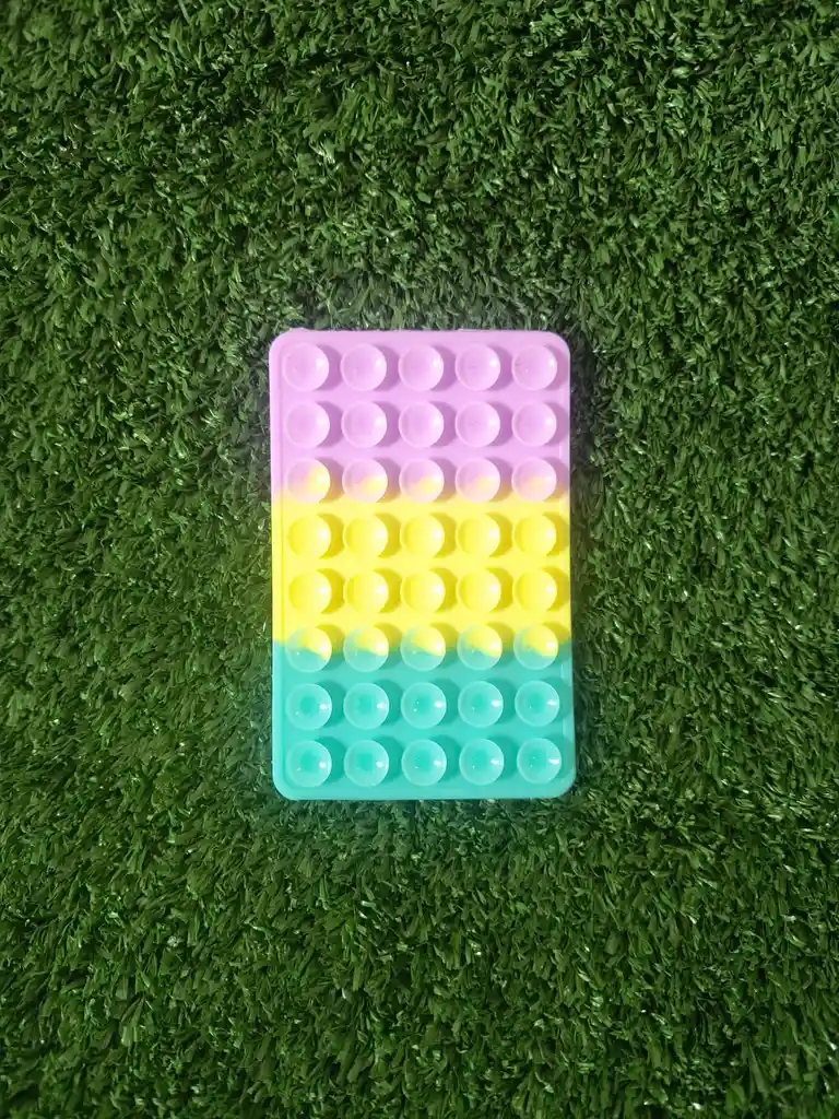 Soporte Silicona Para Celular Ventosas 40 Chupas | Octobuddy | Chupas Adhesivas | Doble Ventosa | Color*