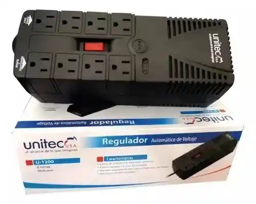 Regulador De Voltaje Unitec U-1200