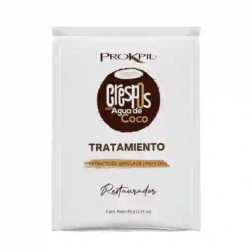 Tratamiento Crespos Con Agua De Coco - X40 Gr Prokpil