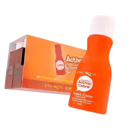 Tratamiento Activar Cobre Gotas De Color - X25 Ml Prokpil