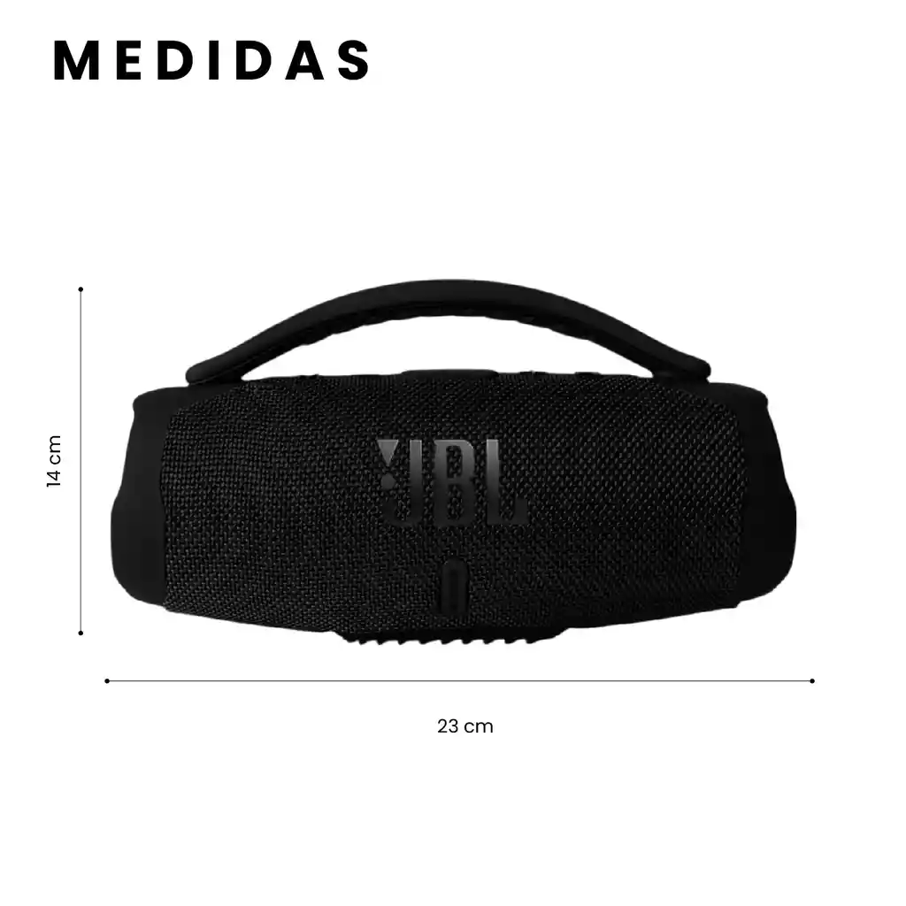 Parlante Mini Boom Box Bluetooth Jbl Inalámbrico Negro Replic 1.1 Innovo
