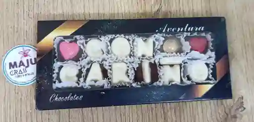Chocolate Con Mensaje Con Cariño