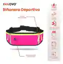 Bolso Canguro Para Deportistas Impermeable Rosa Innovo Fit