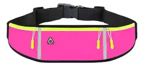Bolso Canguro Para Deportistas Impermeable Rosa Innovo Fit