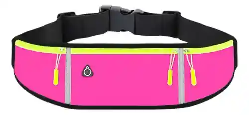 Bolso Canguro Para Deportistas Impermeable Rosa Innovo Fit