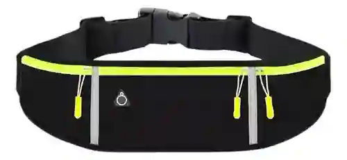 Canguro Riñonera Impermeable Deportivo Ejercicio Negro Bolso Innovo Fit