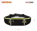 Canguro Riñonera Impermeable Deportivo Ejercicio Negro Bolso Innovo Fit