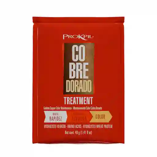 Tratamiento Matizante Color Cobre Dorado - Sachet X40 Gr Prokpil