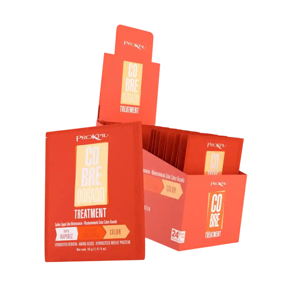 Tratamiento Matizante Color Cobre Dorado - Sachet X40 Gr Prokpil