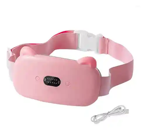 Masajeador Térmico Abdominal Alivia Cólicos Recargable Dolor Lumbar Innovo
