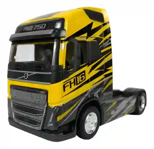 Camión Coleccionable Escala 1/43 Volvo Fh 16 750 Amarillo Bburago