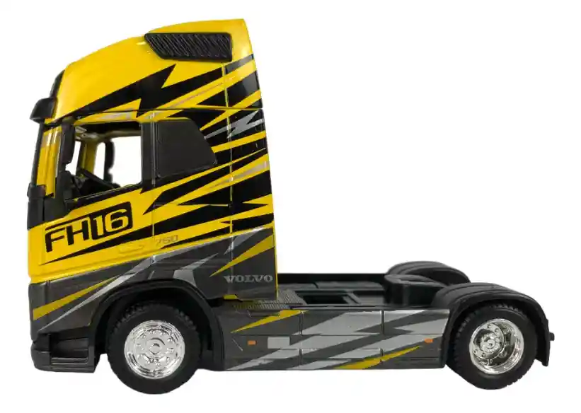 Camión Coleccionable Escala 1/43 Volvo Fh 16 750 Amarillo Bburago