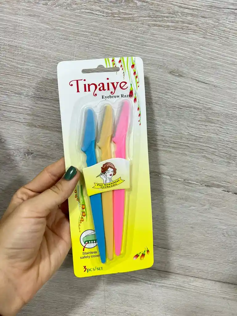 Perfilador Cejas Facial Tinkle X3 Unidades