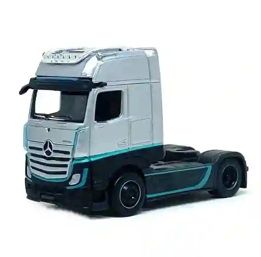 Camión Coleccionable Mercedes Benz Actros Escala 1/64 Bburago