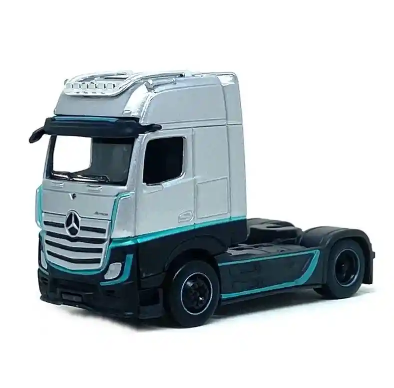 Camión Coleccionable Mercedes Benz Actros Escala 1/64 Bburago