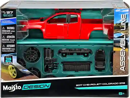 Carro Para Ensamblar Chevrolet Colorado Zr2 Escala 1/27 Maisto