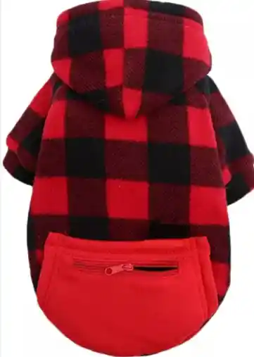 Trompas Sweater Cuadros Rojo Talla Xl