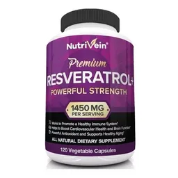 Nutrivein Resveratrol Premium 1450mg 120 Capsulas