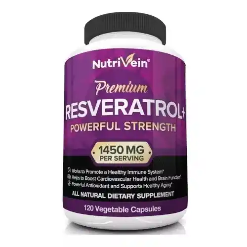 Nutrivein Resveratrol Premium 1450mg 120 Capsulas