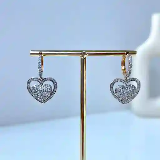 Aretes Aurora Del Corazón